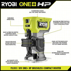18V ONE+ HP BRUSHLESS COMPACT ROUTER