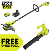 18V ONE+ 13" STRING TRIMMER/EDGER KIT WITH FREE 18V ONE+ 250 CFM BLOWER