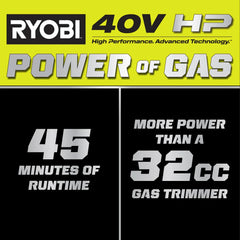 40V HP Brushless 17" Attachment Capable String Trimmer Kit