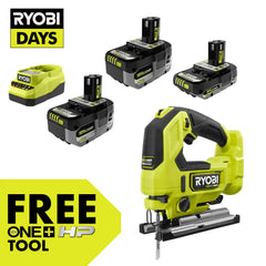 18V ONE+ LITHIUM HIGH PERFORMANCE STARTER KIT WITH FREE 18V ONE+ HP BRUSHLESS JIG SAW
