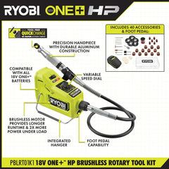 18V ONE+ HP Brushless Cordless Rotary Tool Kit