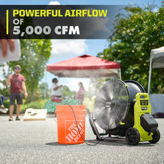 40V HP Brushless Hybrid 18" Misting Air Cannon