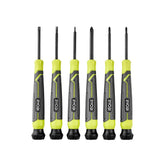 6-Piece Precision Screwdriver Set with Cushion Grip Handles