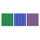 24 PC. FULL SIZE COOL COLOR GLUE STICKS