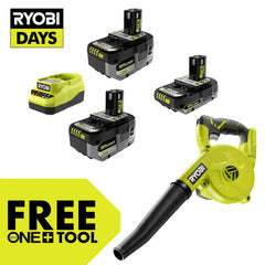 18V ONE+ LITHIUM HIGH PERFORMANCE STARTER KIT WITH FREE 18V ONE+ WORKSHOP BLOWER