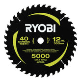 12" 40 CARBIDE TEETH THIN KERF MITER SAW BLADE