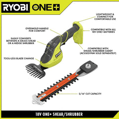 18V ONE+ 2-in-1 SHEAR SHRUBBER KIT