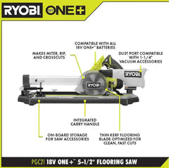 18V ONE+ 5-1/2" Flooring Saw Kit