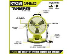 18V ONE+ 12" HYBRID MISTING AIR CANNON FAN