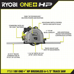 18V ONE+ HP BRUSHLESS 6-1/2" TRACK SAW KIT