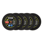 3" Aluminum Oxide Cut-Off Wheel Set (5-Piece)