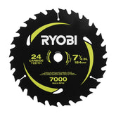 7-1/4" x 24T CARBIDE TEETH THIN KERF CIRCULAR SAW BLADE