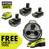 18V ONE+ LITHIUM HIGH PERFORMANCE STARTER KIT WITH FREE 18V ONE+ HP BRUSHLESS HYBRID 9" OSCILLATING FAN