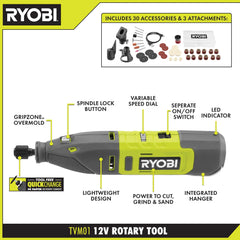 12V Cordless Rotary Tool Kit