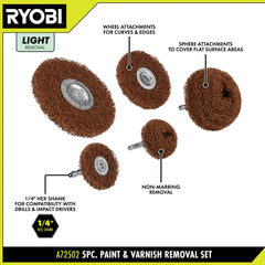 5 PC. Paint & Varnish Removal Set