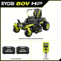 ZR3 80V HP Brushless 42” Zero Turn Riding Mower Kit