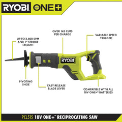 18V ONE+ 13" STRING TRIMMER/EDGER KIT WITH FREE 18V ONE+ RECIPROCATING SAW