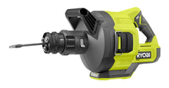 ONE+ 18V Cordless Drain Auger, Drain Clog Remover Tool w 35 ft Cable, LED Light, Cable Lock, Removable Drum (Tool Only)