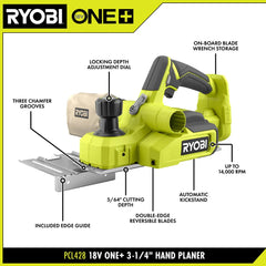 18V ONE+™ 3-1/4" Hand Planer Kit