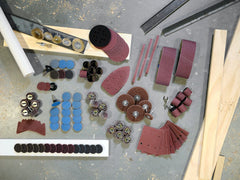 7 PC. 5" RANDOM ORBIT SANDER SAND PAPER