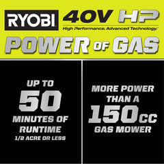40V HP BRUSHLESS 20" PUSH MOWER KIT
