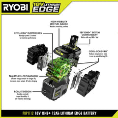 18V ONE+ 12Ah Lithium EDGE Batteries (2-Pack)