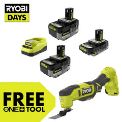 18V ONE+ LITHIUM HIGH PERFORMANCE STARTER KIT WITH FREE 18V ONE+ MULTI-TOOL
