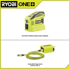 18V ONE+ 150-WATT BATTERY POWER SOURCE AND CHARGER