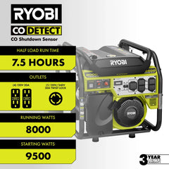 9500W Portable Gas Generator