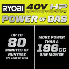 40V HP BRUSHLESS 21" PUSH MULTI-BLADE MOWER KIT
