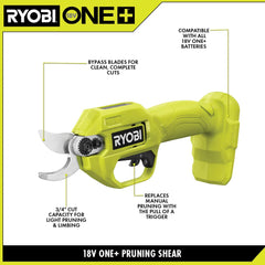 18V ONE+ PRUNING SHEAR