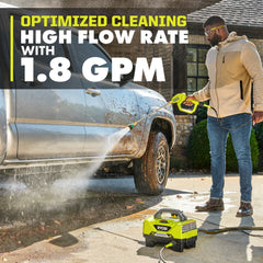 1200 PSI 1.8 GPM Cold Water Automotive High Flow Electric Pressure Washer Kit