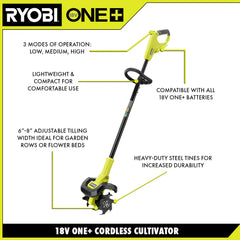 18V ONE+ 8" CULTIVATOR