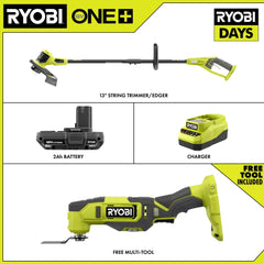18V ONE+ 13" STRING TRIMMER/EDGER KIT WITH FREE 18V ONE+ MULTI-TOOL