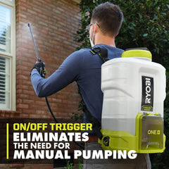 18V ONE+ 4 GALLON BACKPACK CHEMICAL SPRAYER Kit