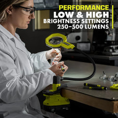 18V ONE+ Magnifying LED Clamp Light