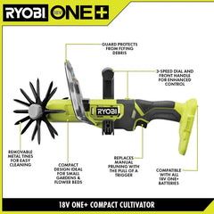 18V ONE+ HANDHELD CULTIVATOR