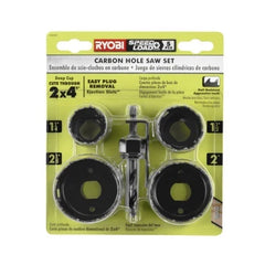 1.18" Carbon Hole Saw Set (5 PC.)