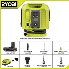18V ONE+ DUAL FUNCTION DIGITAL INFLATOR/DEFLATOR KIT