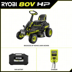 R1 80V HP Brushless 30” Riding Lawn Mower Kit