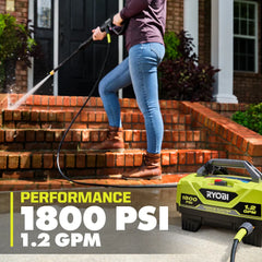 1800 PSI 1.2 GPM Electric Pressure Washer