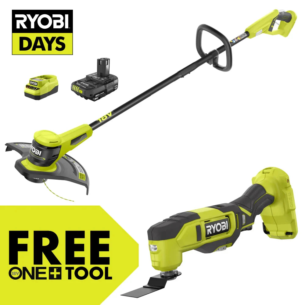18V ONE+ 13" STRING TRIMMER/EDGER KIT WITH FREE 18V ONE+ MULTI-TOOL