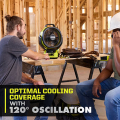 18V ONE+ HP Brushless Hybrid 9" Oscillating Fan