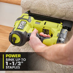 18V ONE+ HP 18V Brushless Cordless 18-Gauge Narrow Crown Stapler, Cordless Staple Gun (Tool Only)
